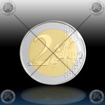 2 EVRO MONAKO  2015 (GRAD NA SKALI) PP/PROOF